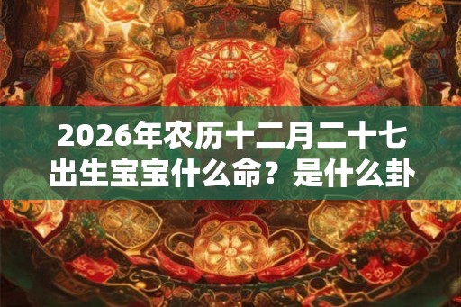 2026年农历十二月二十七出生宝宝什么命？是什么卦象？