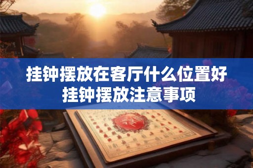 挂钟摆放在客厅什么位置好 挂钟摆放注意事项