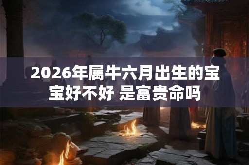 2026年属牛六月出生的宝宝好不好 是富贵命吗