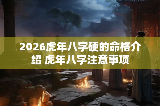 2026虎年八字硬的命格介绍 虎年八字注意事项