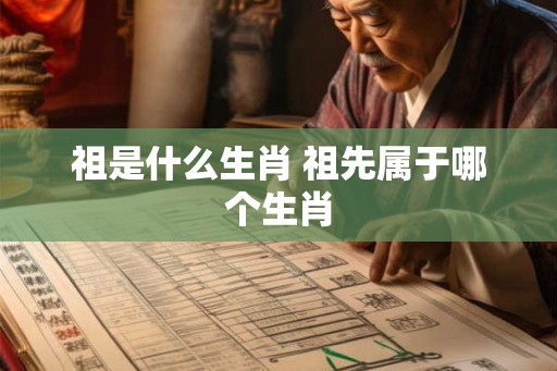 祖是什么生肖 祖先属于哪个生肖