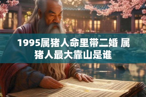 1995属猪人命里带二婚 属猪人最大靠山是谁
