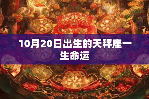 10月20日出生的天秤座一生命运 10月20日出生的天秤座一生命运