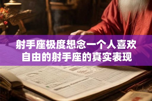 射手座极度想念一个人喜欢自由的射手座的真实表现