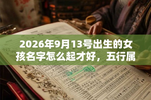 2026年9月13号出生的女孩名字怎么起才好，五行属什么
