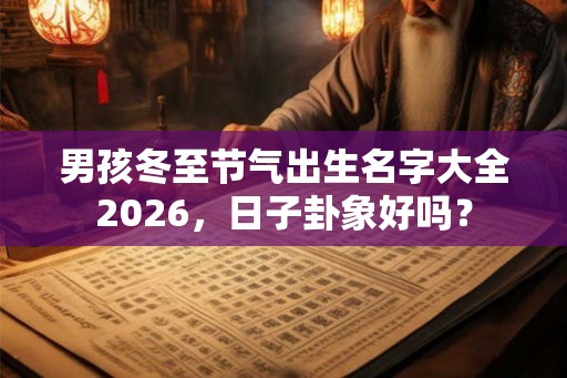 男孩冬至节气出生名字大全2026,日子卦象好吗? 男孩冬至节气出生名字大全2026,日子卦象好吗?