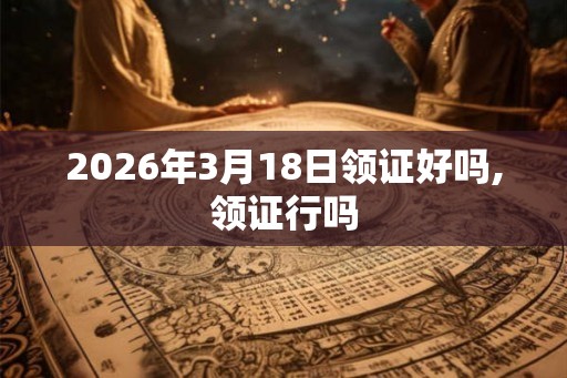 2026年3月18日领证好吗,领证行吗