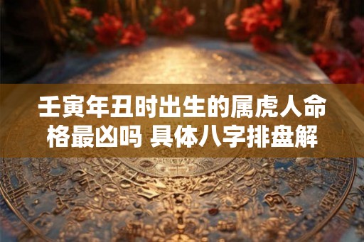 壬寅年丑时出生的属虎人命格最凶吗 具体八字排盘解析