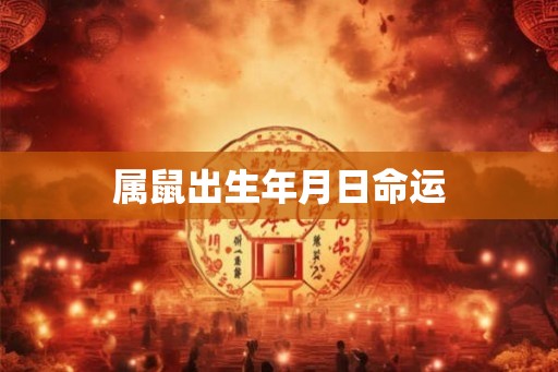 属鼠出生年月日命运