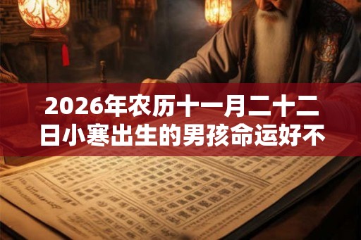 2026年农历十一月二十二日小寒出生的男孩命运好不好? 2026年农历十一月二十二日小寒出生的男孩命运好不好?