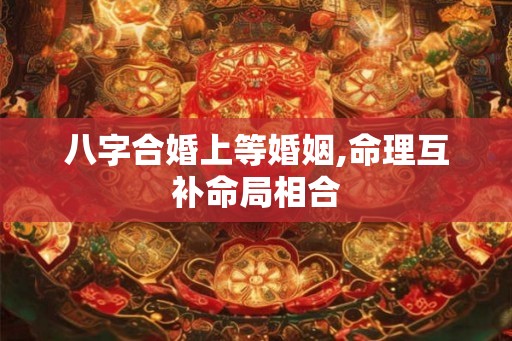 八字合婚上等婚姻,命理互补命局相合