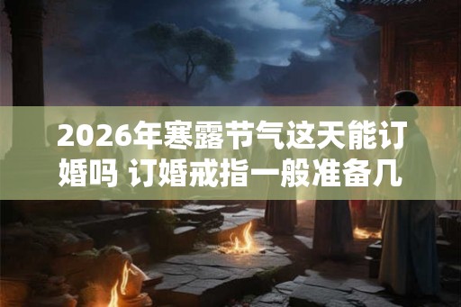 2026年寒露节气这天能订婚吗 订婚戒指一般准备几个 2026年寒露节气这天能订婚吗 订婚戒指一般准备几个