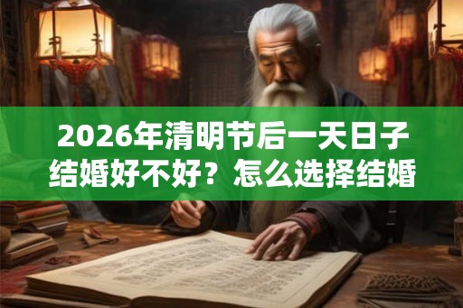 2026年清明节后一天日子结婚好不好?怎么选择结婚吉日? 2026年清明节后一天日子结婚好不好?怎么选择结婚吉日?