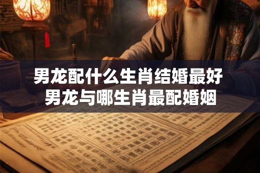 男龙配什么生肖结婚最好 男龙与哪生肖最配婚姻