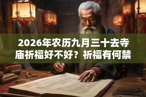 2026年农历九月三十去寺庙祈福好不好？祈福有何禁忌？