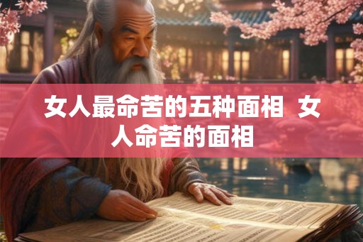 女人最命苦的五种面相 女人命苦的面相 女人最命苦的五种面相 女人命苦的面相