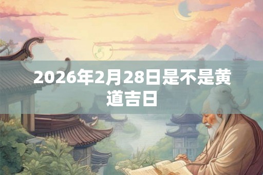 2026年2月28日是不是黄道吉日