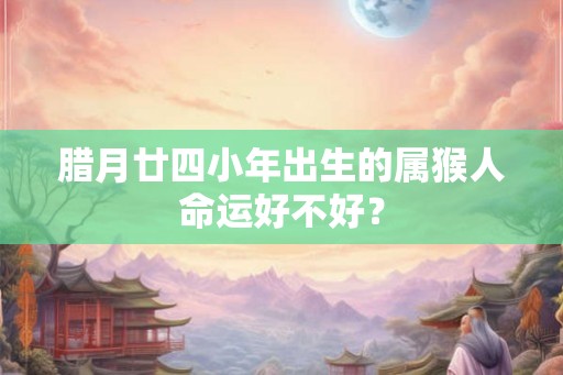 腊月廿四小年出生的属猴人命运好不好? 腊月廿四小年出生的属猴人命运好不好?