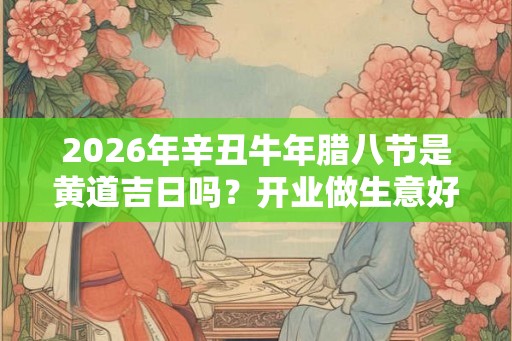 2026年辛丑牛年腊八节是黄道吉日吗？开业做生意好不好？