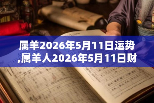属羊2026年5月11日运势,属羊人2026年5月11日财运,生肖羊2026年5月11日运势