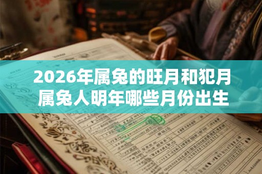 2026年属兔的旺月和犯月 属兔人明年哪些月份出生好