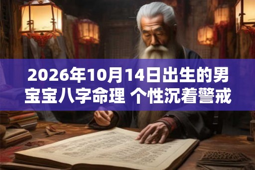 2026年10月14日出生的男宝宝八字命理 个性沉着警戒心强