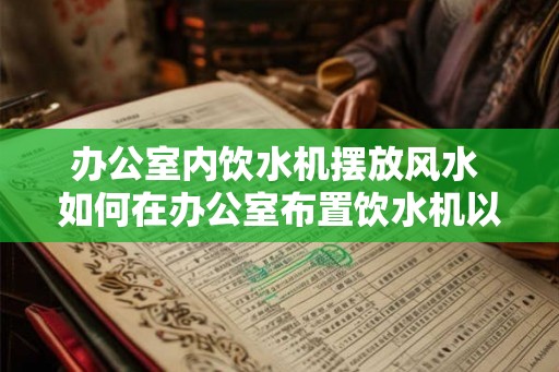 办公室内饮水机摆放风水 如何在办公室布置饮水机以符合风水