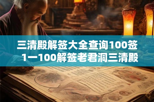 三清殿解签大全查询100签  1一100解签老君洞三清殿