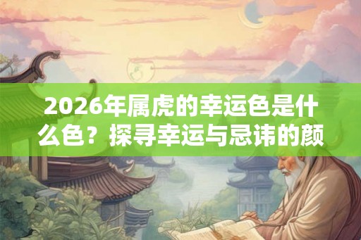 2026年属虎的幸运色是什么色？探寻幸运与忌讳的颜色秘密