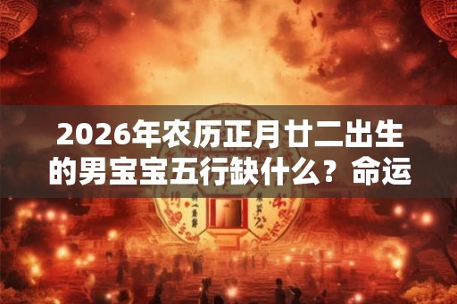 2026年农历正月廿二出生的男宝宝五行缺什么？命运好吗？