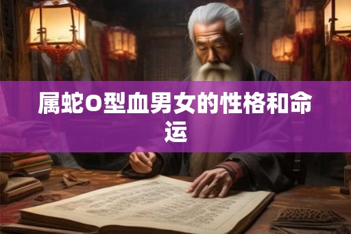 属蛇O型血男女的性格和命运