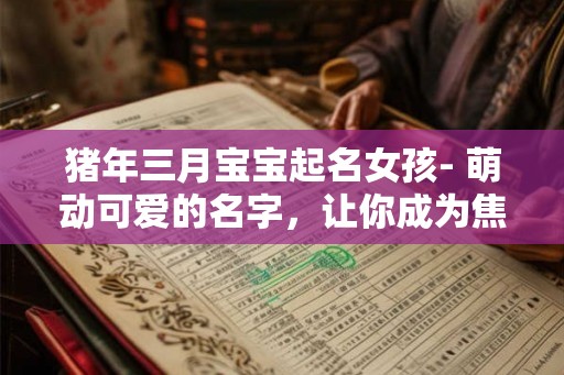 猪年三月宝宝起名女孩- 萌动可爱的名字，让你成为焦点！
