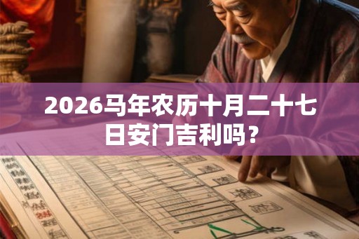 2026马年农历十月二十七日安门吉利吗？