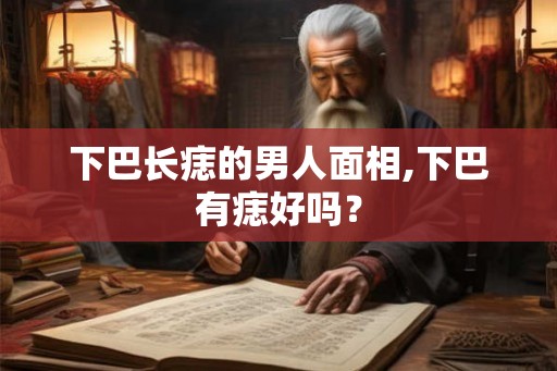 下巴长痣的男人面相,下巴有痣好吗？