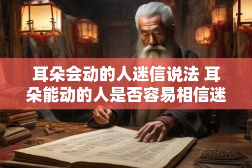 耳朵会动的人迷信说法 耳朵能动的人是否容易相信迷信
