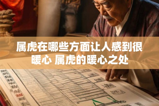 属虎在哪些方面让人感到很暖心 属虎的暖心之处
