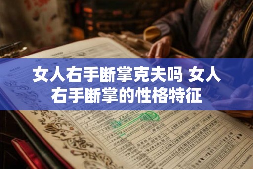 女人右手断掌克夫吗 女人右手断掌的性格特征