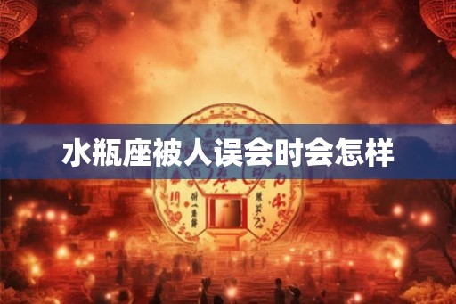 水瓶座被人误会时会怎样