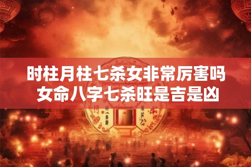 时柱月柱七杀女非常厉害吗 女命八字七杀旺是吉是凶