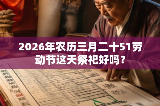 2026年农历三月二十51劳动节这天祭祀好吗？