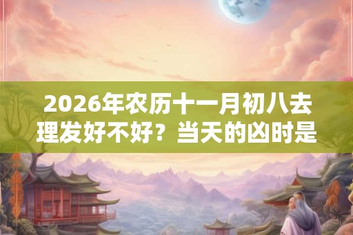 2026年农历十一月初八去理发好不好？当天的凶时是几点？