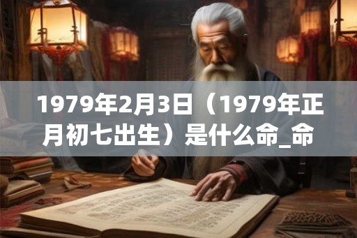 1979年2月3日（1979年正月初七出生）是什么命_命运如何