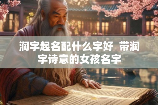 润字起名配什么字好  带润字诗意的女孩名字