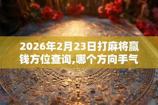 2026年2月23日打麻将赢钱方位查询,哪个方向手气佳