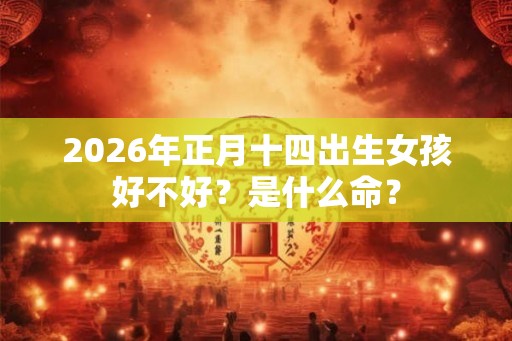 2026年正月十四出生女孩好不好?是什么命? 2026年正月十四出生女孩好不好?是什么命?