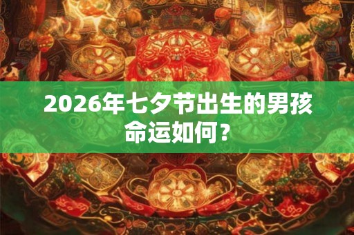 2026年七夕节出生的男孩命运如何? 2026年七夕节出生的男孩命运如何?