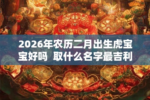 2026年农历二月出生虎宝宝好吗  取什么名字最吉利