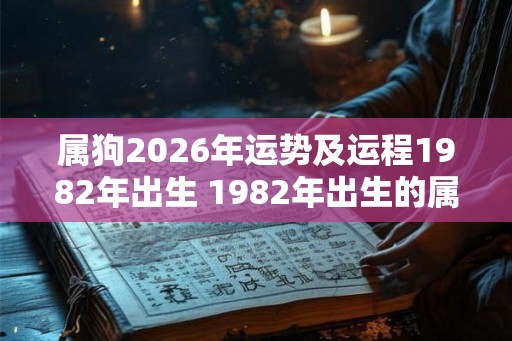 属狗2026年运势及运程1982年出生 1982年出生的属狗人2026年运势如何