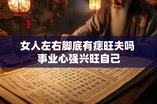 女人左右脚底有痣旺夫吗 事业心强兴旺自己