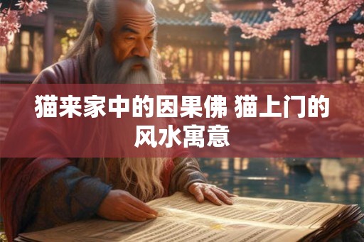 猫来家中的因果佛 猫上门的风水寓意 猫来家中的因果佛 猫上门的风水寓意